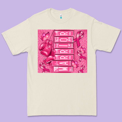 Warrior Breast Cancer Premium Tee Designed By Ranaportraitstore