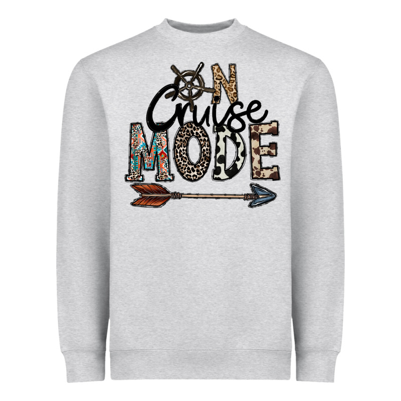 On Cruise Mode Heavyweight Sweatshirt by CowhideDigitalArt | Teevron