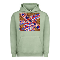 Pigment Oil Green 4th of july patriotic usa Urban Hoodie - TumblerDesignByShophia