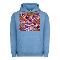Pigment Pebble Blue 4th of july patriotic usa Urban Hoodie - TumblerDesignByShophia