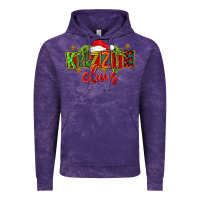 Cloud Purple Christmas kizzie claus Vintage Hoodie - FaDigitalArtStudio