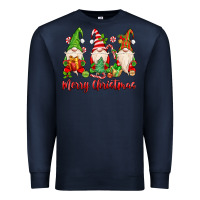 Navy merry christmas gnomes Premium Sweatshirt - MaliasSmallBusiness