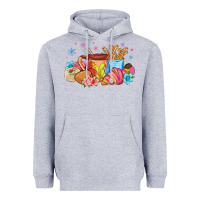 Heather Grey mexican deserts christmas Heavyweight Hoodie - MaliasSmallBusiness