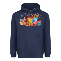 Navy mexican deserts christmas Heavyweight Hoodie - MaliasSmallBusiness
