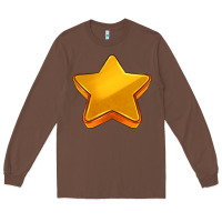 Chestnut 3d golden stars Long Sleeve Tee - AdoDesignShop