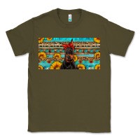 Doberman With Sunflowers License Plate Classic Tee | Teevron