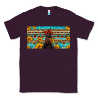 Plum doberman with sunflowers license plate Classic Tee - Artiststas