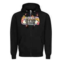 Black ask me about my pronouns Zipper Hoodie - MaliasSmallBusiness