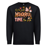 Black its the most wonderful time of the year Premium Sweatshirt - MaliasSmallBusiness