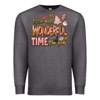 Charcoal Heather its the most wonderful time of the year Premium Sweatshirt - MaliasSmallBusiness