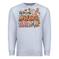 Heather Grey its the most wonderful time of the year Premium Sweatshirt - MaliasSmallBusiness