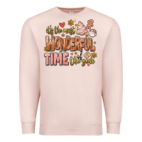 Pale Pink its the most wonderful time of the year Premium Sweatshirt - MaliasSmallBusiness