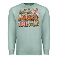 Seafoam its the most wonderful time of the year Premium Sweatshirt - MaliasSmallBusiness