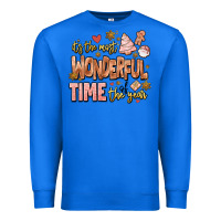True Royal its the most wonderful time of the year Premium Sweatshirt - MaliasSmallBusiness