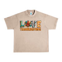 French Oak love thanksgiving western turkey Urban Heavy Tee - BarkalooDesign