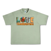 Oil Green love thanksgiving western turkey Urban Heavy Tee - BarkalooDesign