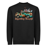 Black respiratory therapist truck Heavyweight Sweatshirt - RacoonDesign