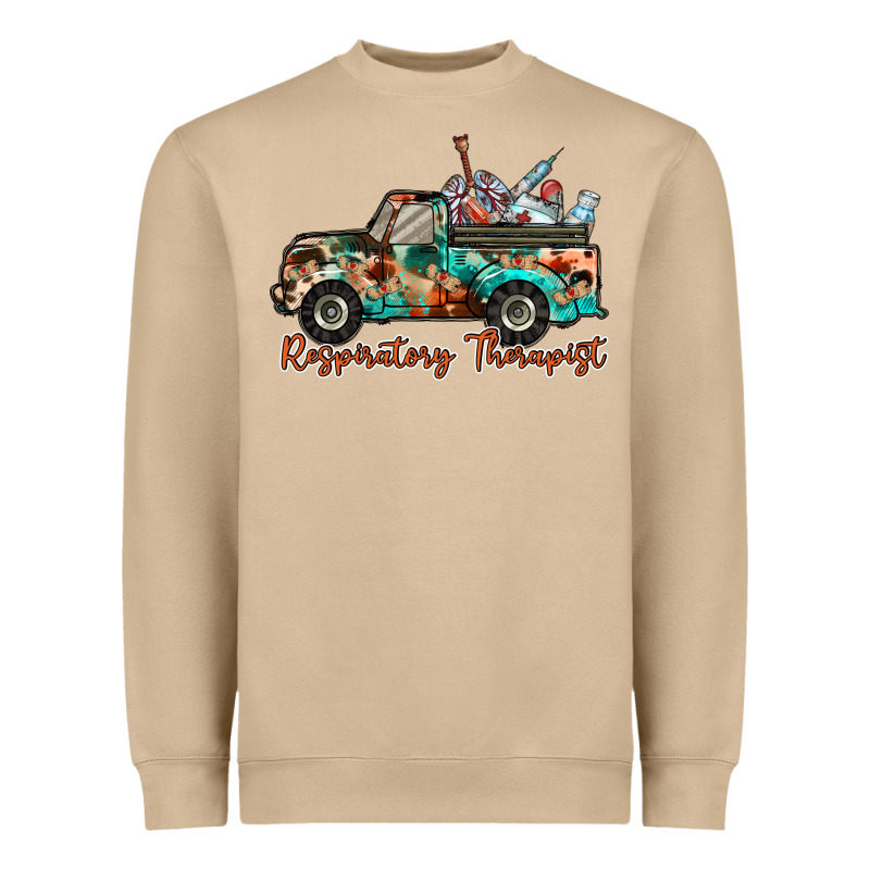 Respiratory Therapist Truck Heavyweight Sweatshirt by RacoonDesign | Teevron