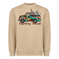 Mushroom respiratory therapist truck Heavyweight Sweatshirt - RacoonDesign