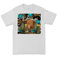 Dove Grey western cow Premium Tee - RanaPortraitStore