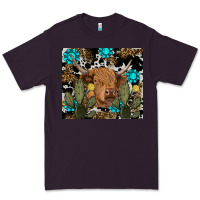 Plum western cow Premium Tee - RanaPortraitStore