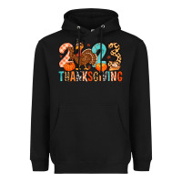 Black 2023 thanksgiving Heavyweight Hoodie - MaliasSmallBusiness