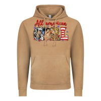 Vintage Camel All American girl with cowgirl Vintage Hoodie - Neo Western
