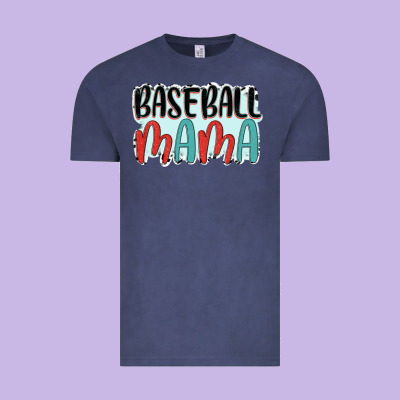 Baseball Mama Vintage Tee Designed By Jahusdesignshop