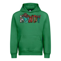 Emerald Western Howdy Gemstone Cowboy Hat Urban Hoodie - HowdyJamesFarm