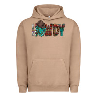 Pigment Burro Western Howdy Gemstone Cowboy Hat Urban Hoodie - HowdyJamesFarm