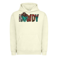 Pigment Pistachio Western Howdy Gemstone Cowboy Hat Urban Hoodie - HowdyJamesFarm