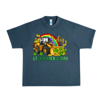 Midnight Navy i dig st patrick s day bulldozer Urban Heavy Tee - JahusDesignShop