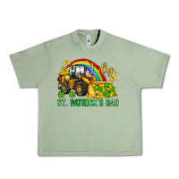 Oil Green i dig st patrick s day bulldozer Urban Heavy Tee - JahusDesignShop