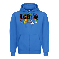 True Royal lgbtq  friendly Zipper Hoodie - MaliasSmallBusiness