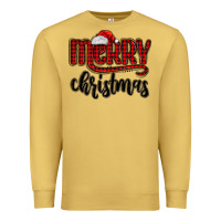 Antique Gold merry christmas Premium Sweatshirt - MaliasSmallBusiness