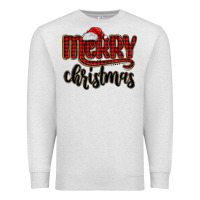 Oatmeal Heather merry christmas Premium Sweatshirt - MaliasSmallBusiness