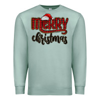 Seafoam merry christmas Premium Sweatshirt - MaliasSmallBusiness