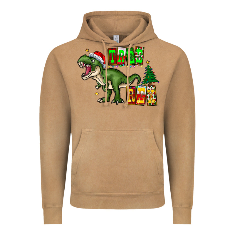 Tree Rex Vintage Hoodie by CowhideDigitalArt | Teevron