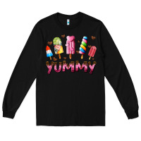Black yummy Long Sleeve Tee - AdoDesignShop