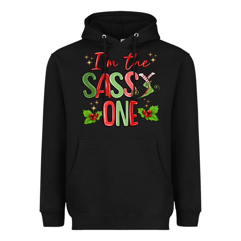 Im The Sassy One Heavyweight Hoodie by MaliasSmallBusiness | Teevron