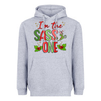 Heather Grey im the sassy one Heavyweight Hoodie - MaliasSmallBusiness