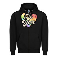 Black be you Zipper Hoodie - MaliasSmallBusiness