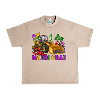 French Oak i dig mardi gras bulldozer Urban Heavy Tee - JahusDesignShop