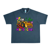 Midnight Navy i dig mardi gras bulldozer Urban Heavy Tee - JahusDesignShop