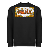 Black sunflowers and butterflies mama license plate Heavyweight Sweatshirt - HRA Design Shop