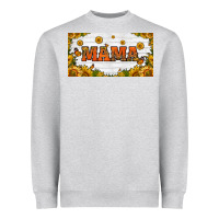 Sunflowers And Butterflies Mama License Plate Heavyweight Sweatshirt | Teevron
