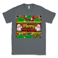 Charcoal Heather merry Christmas with Santa Claus Classic Tee - AdoDesignShop