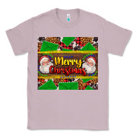 Lilac merry Christmas with Santa Claus Classic Tee - AdoDesignShop