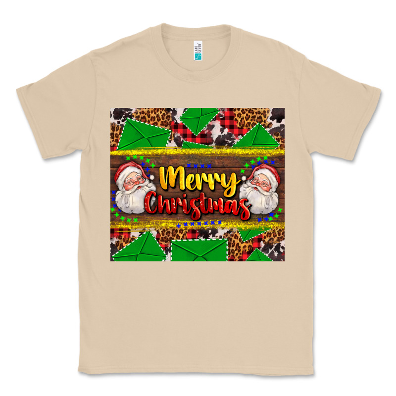 Merry Christmas With Santa Claus Classic Tee by AdoDesignShop | Teevron