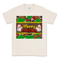 Natural merry Christmas with Santa Claus Classic Tee - AdoDesignShop